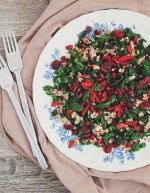 Kale and Parmesan Nuts Christmas Salad