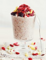 Raw Buckwheat Pudding with Fruits